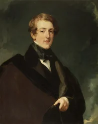The 2nd Lord de Tabley in Academic Robes